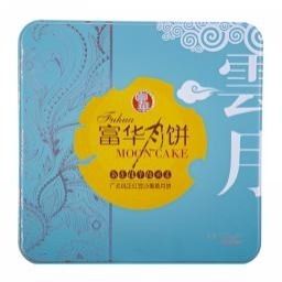 富华红豆沙蛋黄月饼 750g