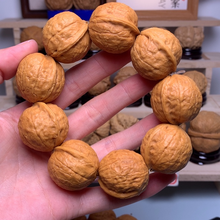 把件文玩核桃75富贵包27尺手串
