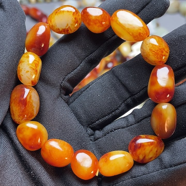 和田玉未镶嵌手链