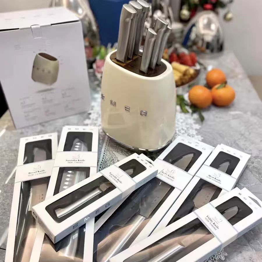  smeg高颜值厨具套装轻奢（刀具）