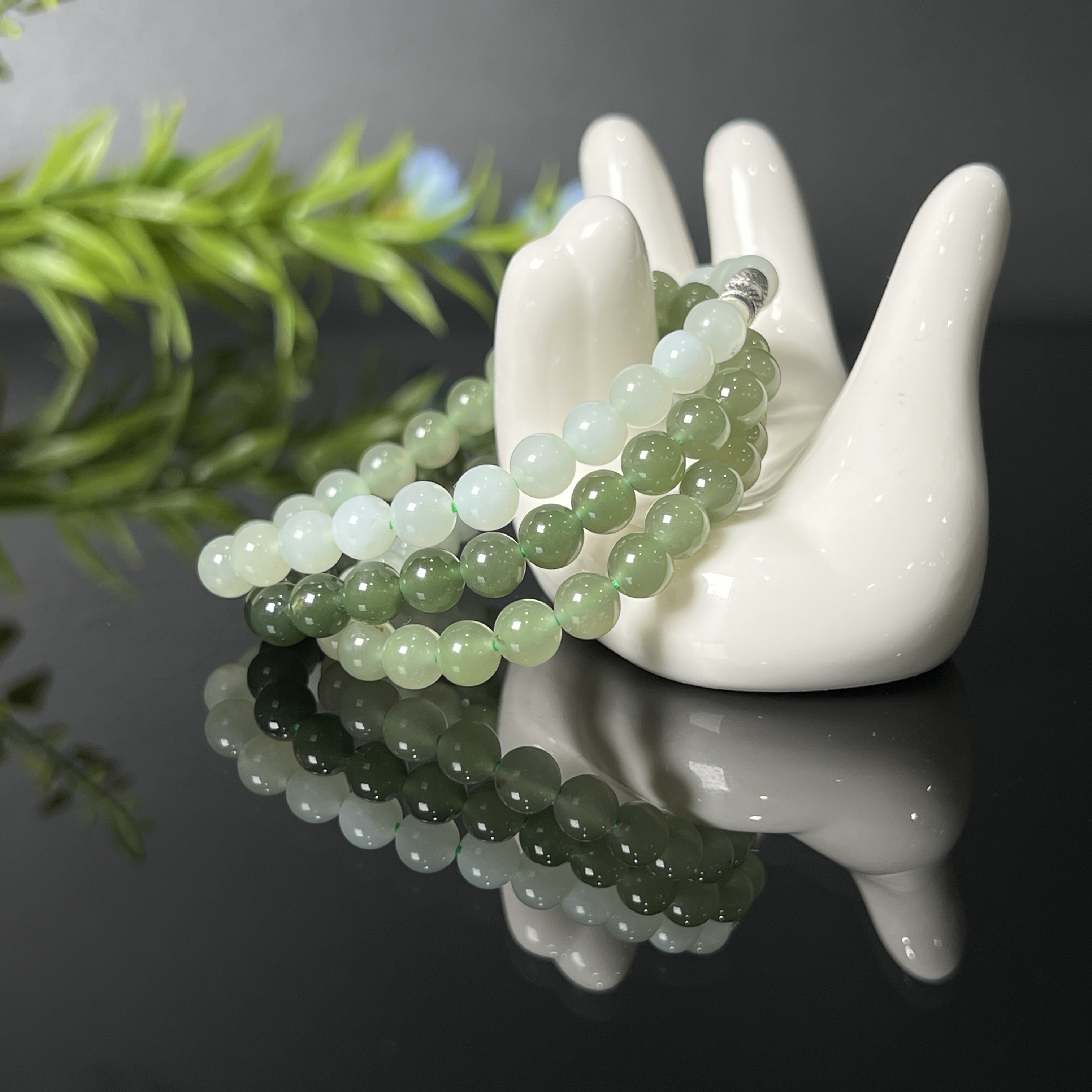 1215GC6618和田玉手串