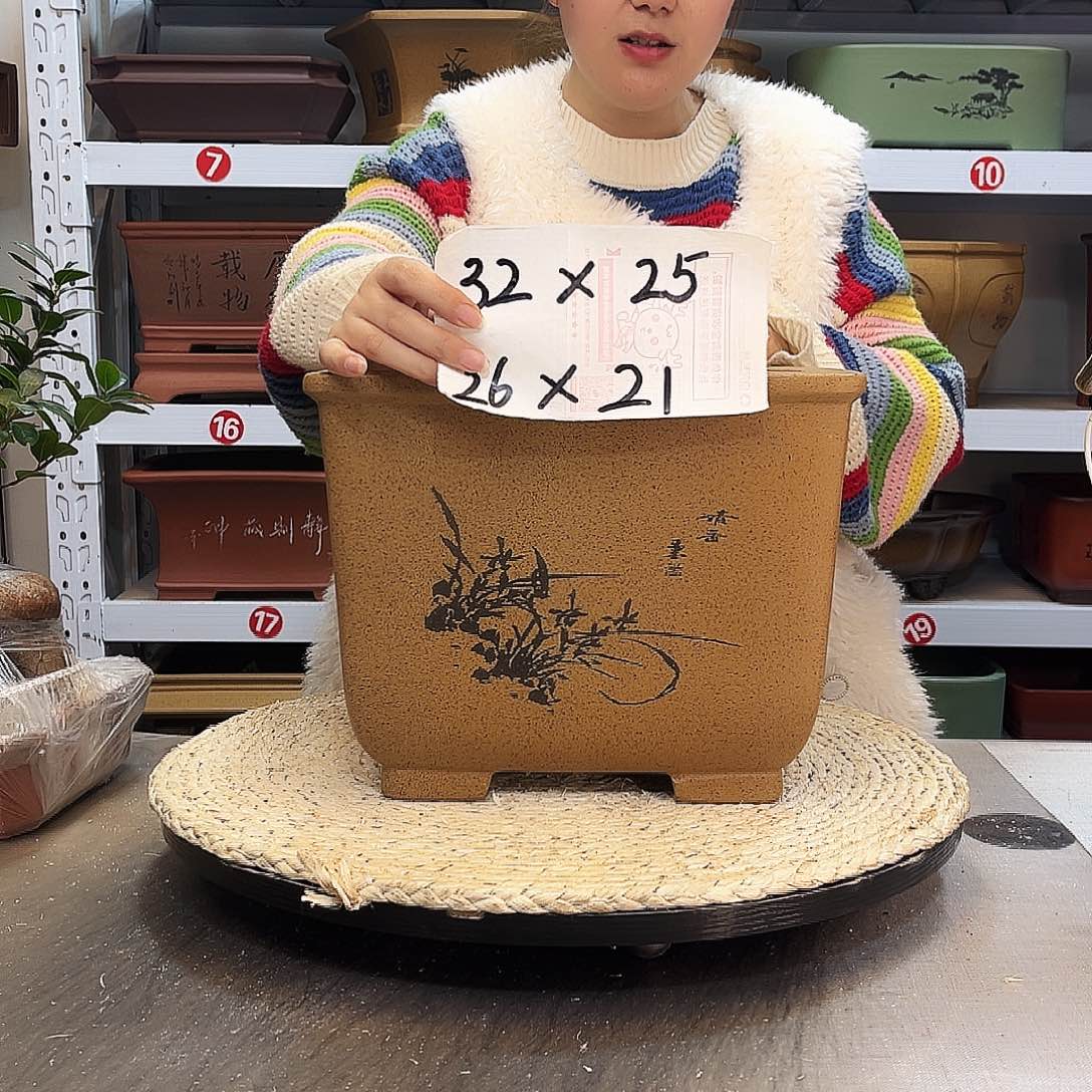 紫砂花盆紫砂花盆