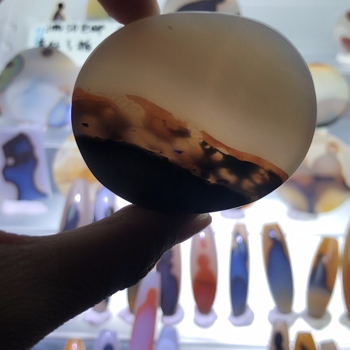 查罗石未镶嵌珠宝半成品133霞