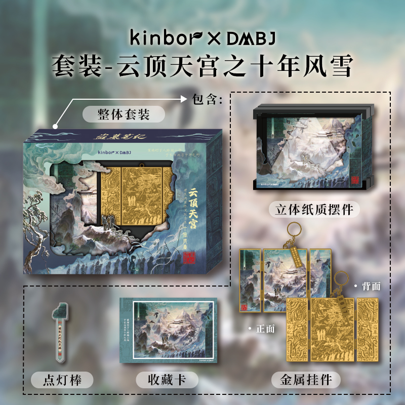 817稻米节kinbor盗墓笔记十年风雪帛书迷局编号金属挂件拍立得