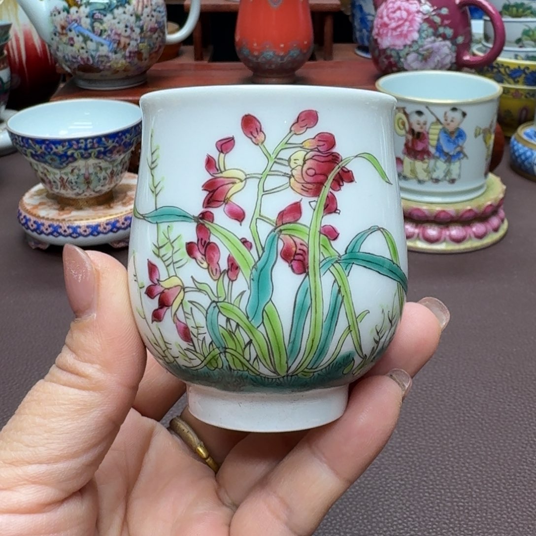瓷片景德镇仿古手工制作精品展示