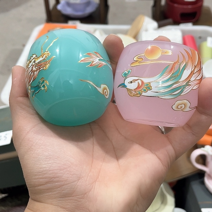 陶瓷茶具全部默认微瑕处理不影响使用完美主义者慎拍！