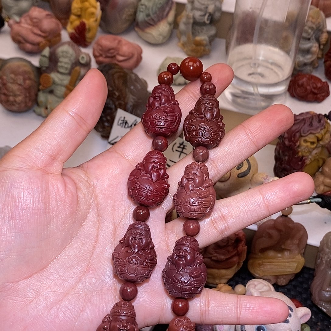 石英质玉（阿拉善玉）未镶嵌手链