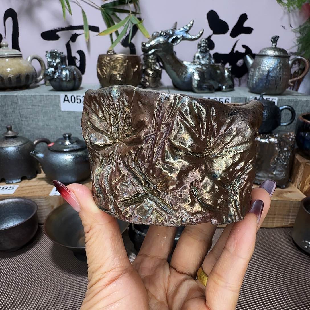 杯建水紫陶柴烧杯