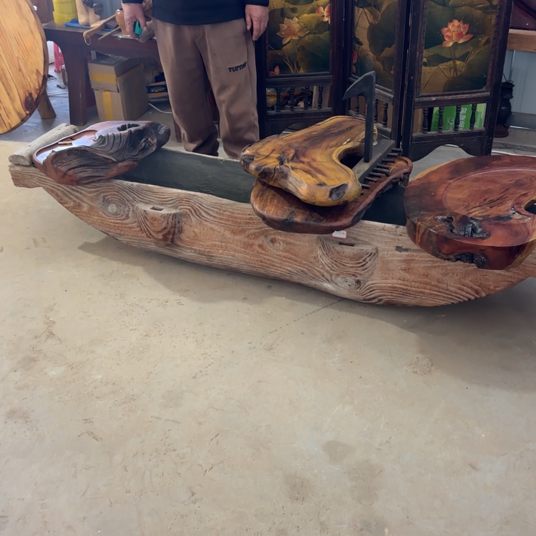 木质老物件木船包邮价