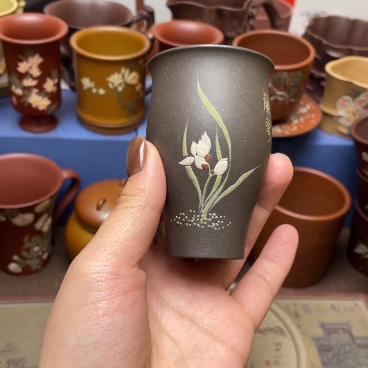 紫砂茶杯紫砂主人杯