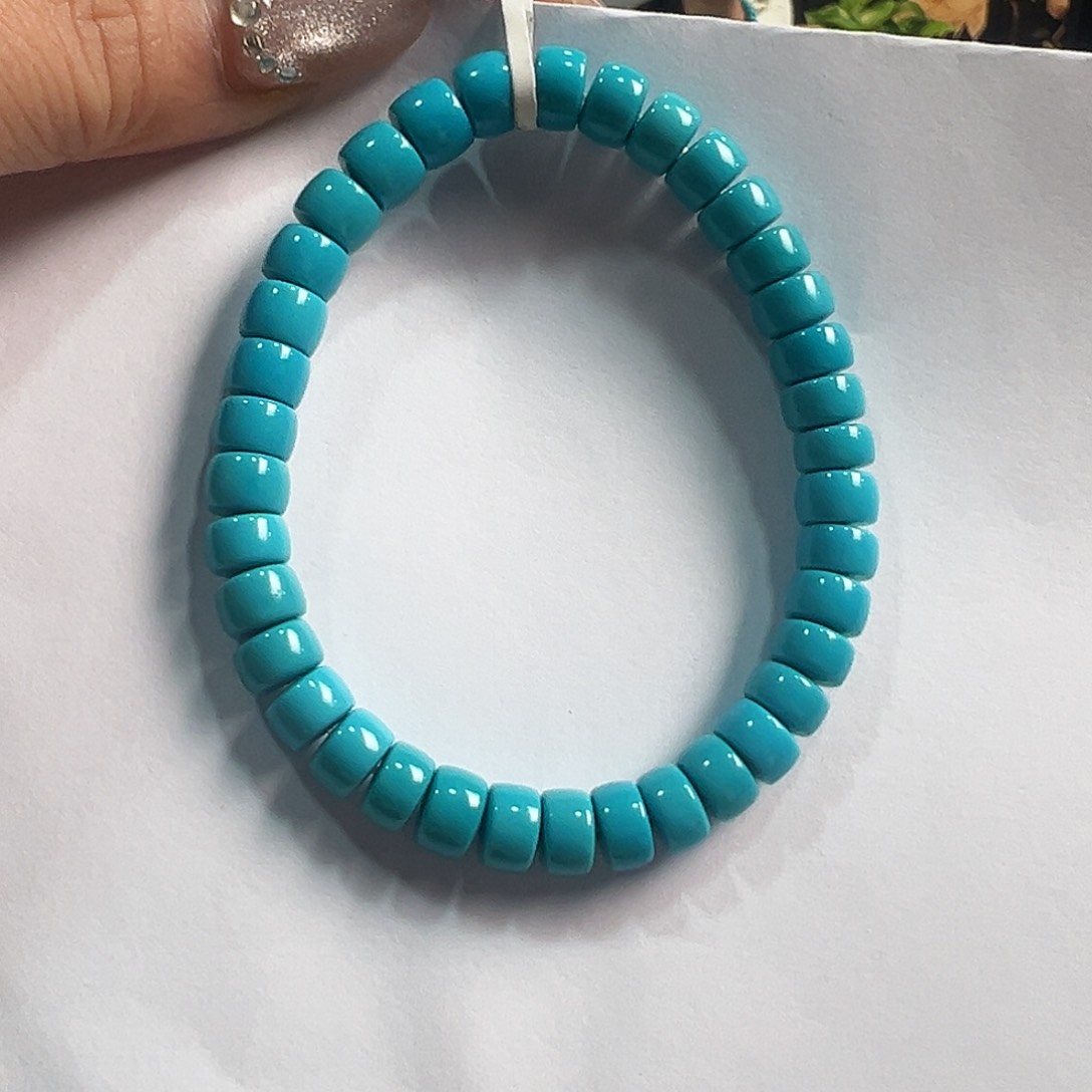 未镶嵌绿松石手串卡7➕