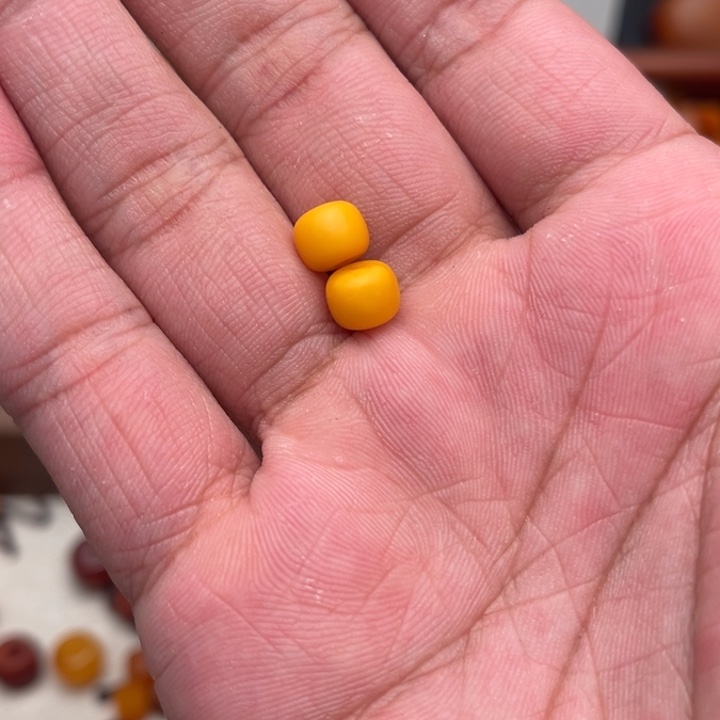 蒙***芝琥珀未镶嵌裸石蜜蜡墩子