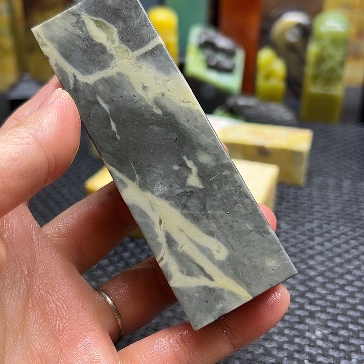 闲***舞青田石印章石印章石