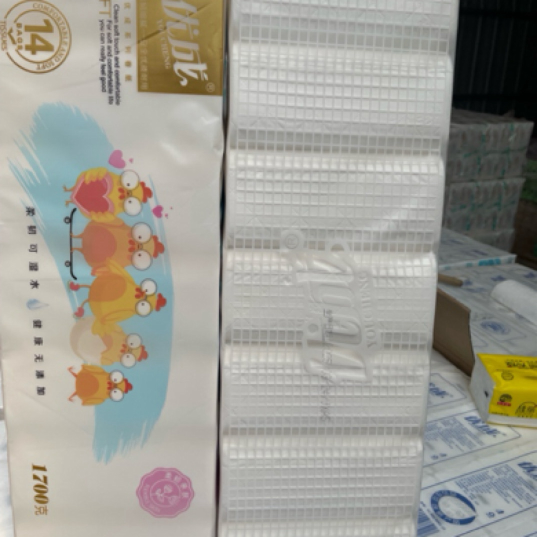 优成无芯卷纸压花可湿水原生木浆纸巾优质