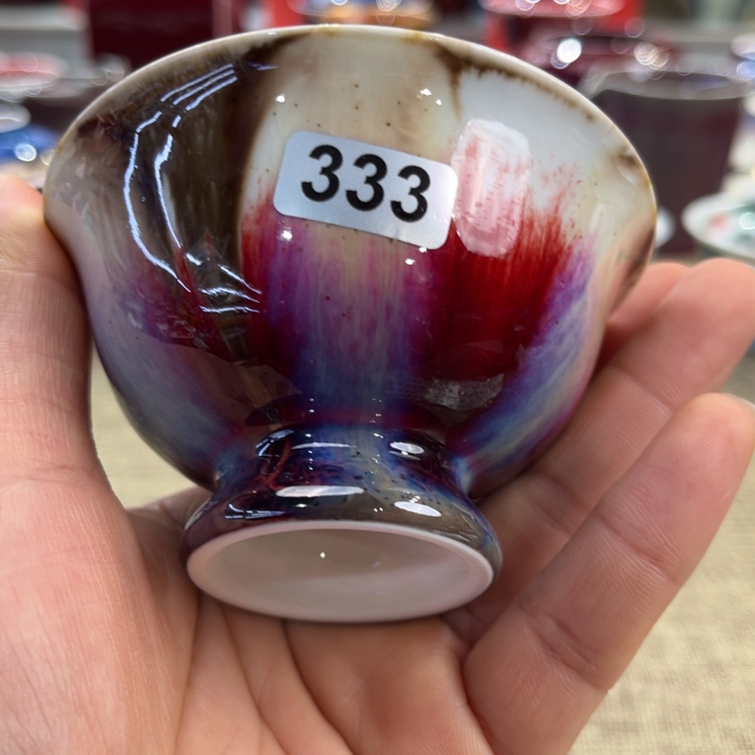 【闪购商品】硬质细瓷景德镇陶瓷单杯微霞