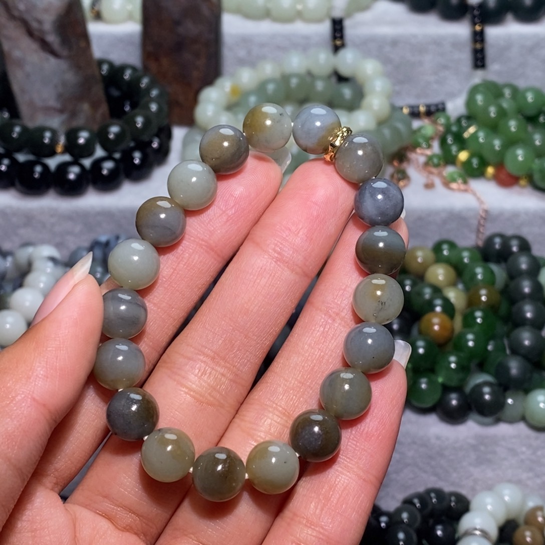 和田玉未镶嵌手链