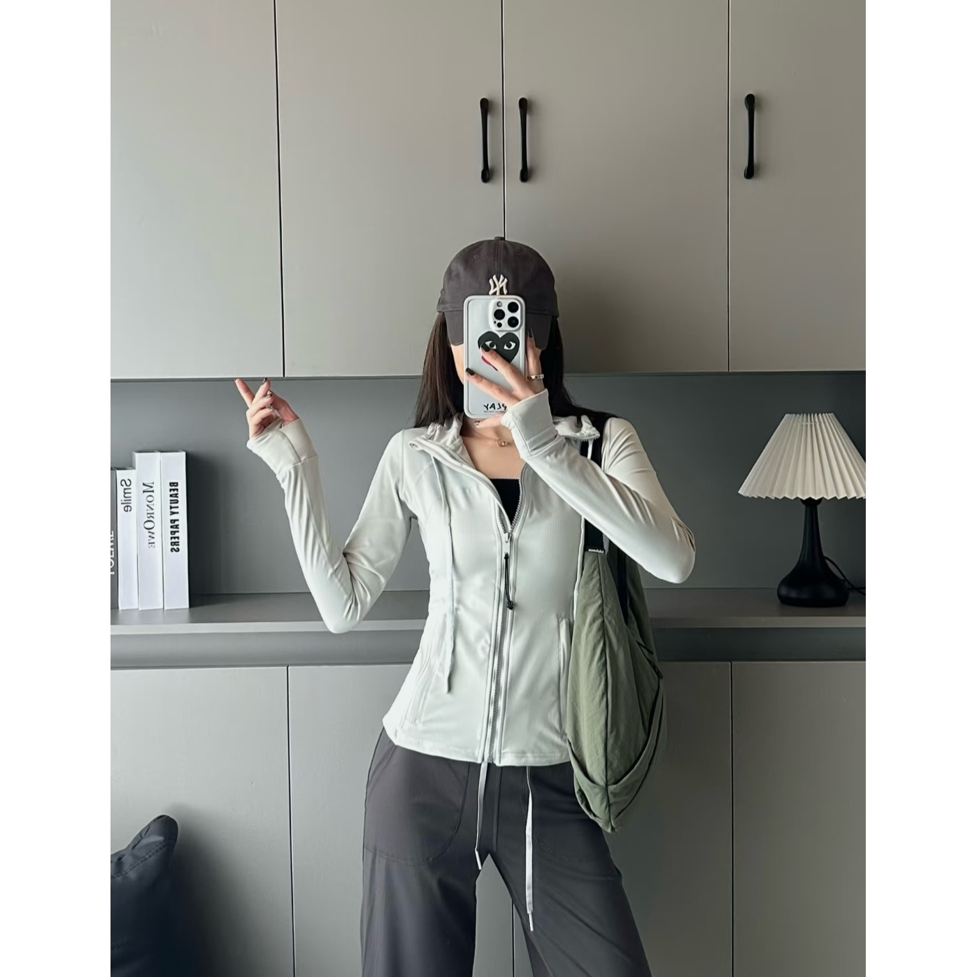 DF 2系列女裸感健身夹克修身运动服瑜伽外套 连帽款