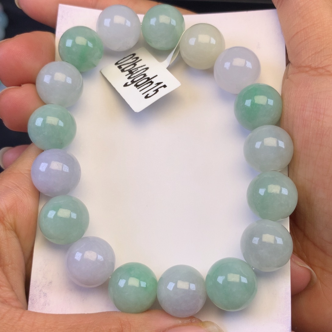 翡翠颈饰未镶嵌天然缅甸翡翠