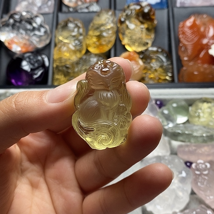 颈饰未镶嵌水晶水晶吊坠