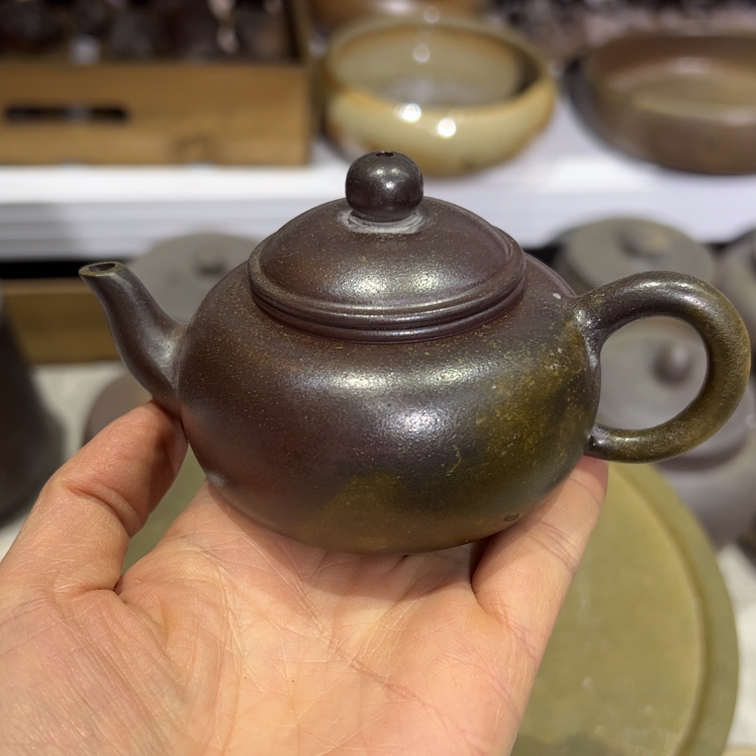 贵台龙窑柴烧茶壶108