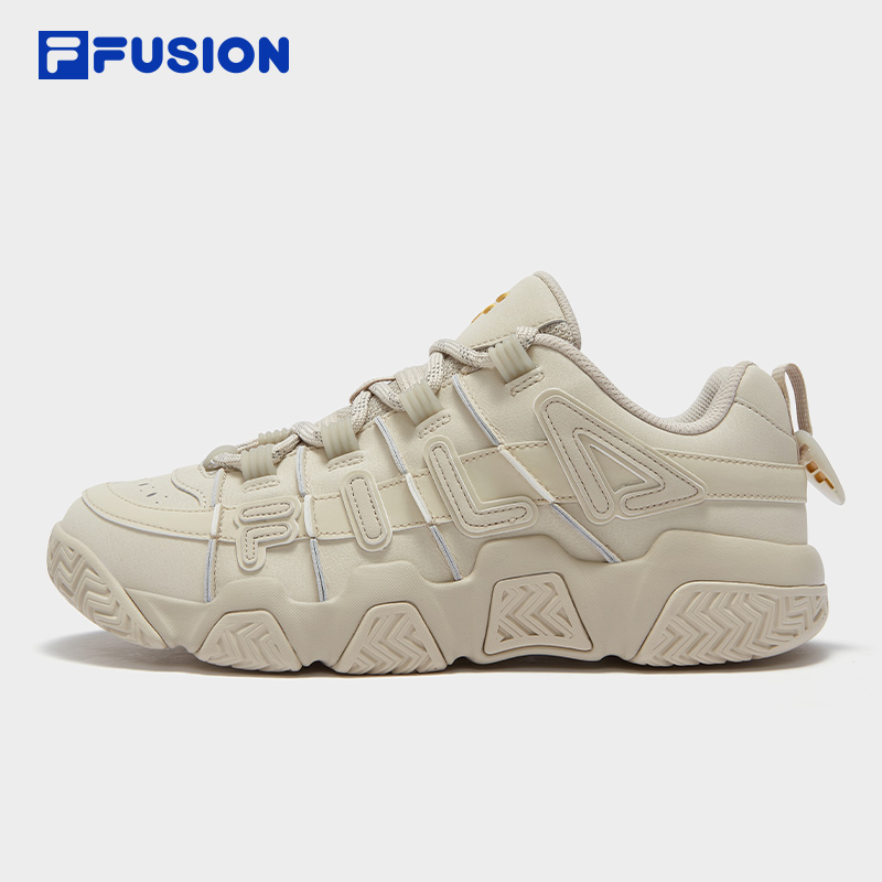 FILA FUSION男鞋软底时尚百搭增高复古运动面包鞋T12M443215F