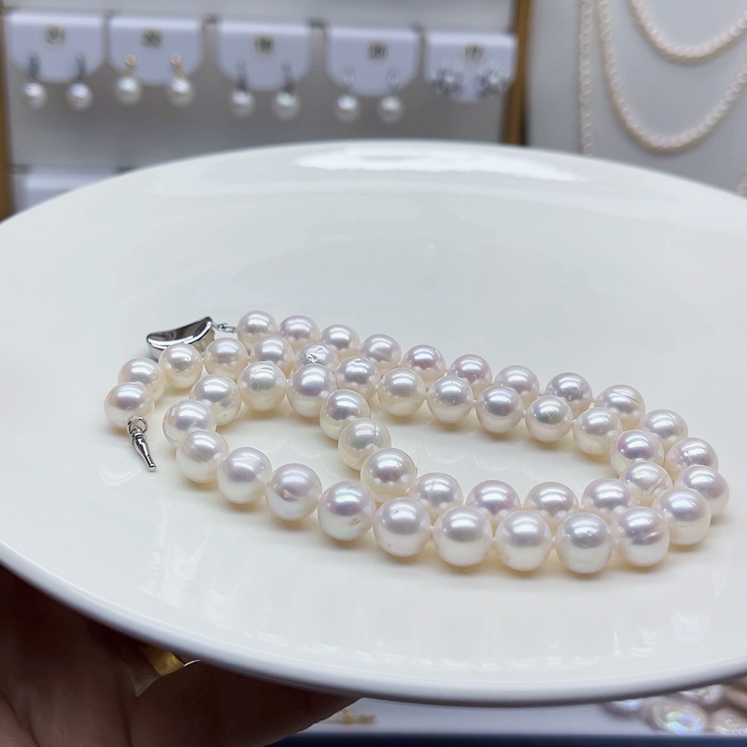 淡水珍珠颈饰合金