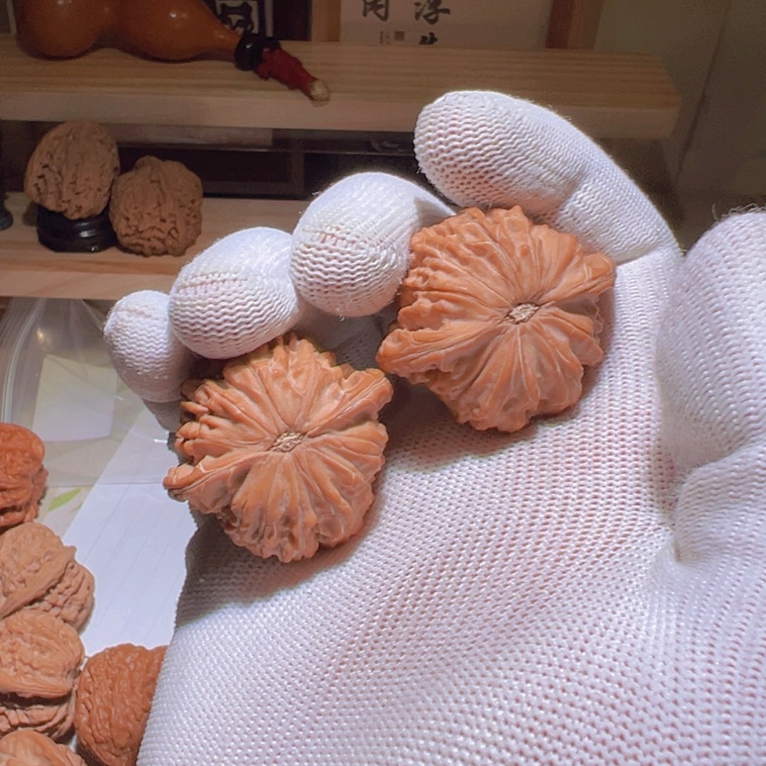 文玩核桃把件某*磨盘