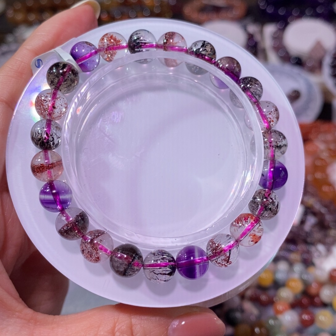 水晶手链未镶嵌超七8+