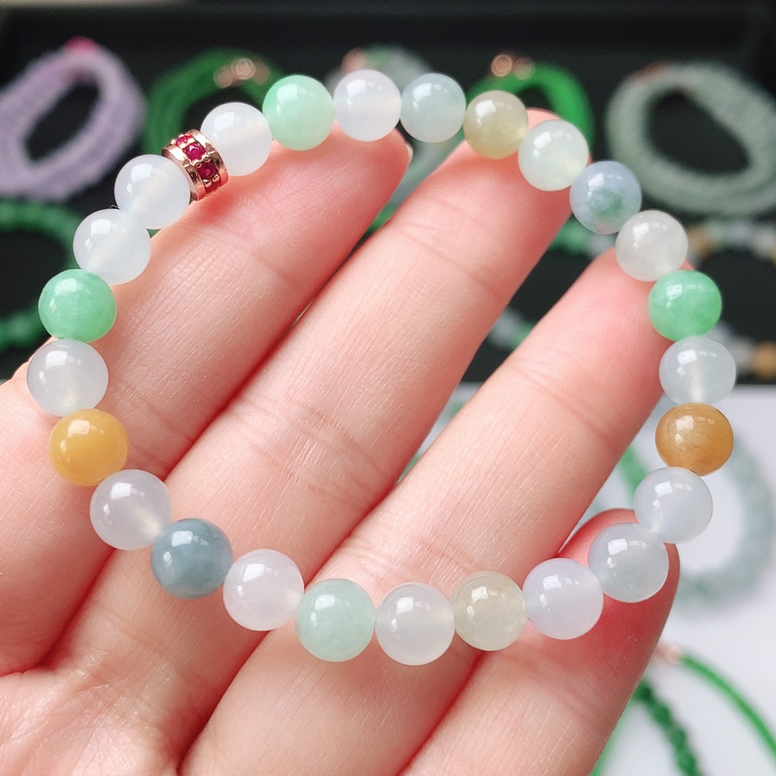 翡翠未镶嵌手链翡翠