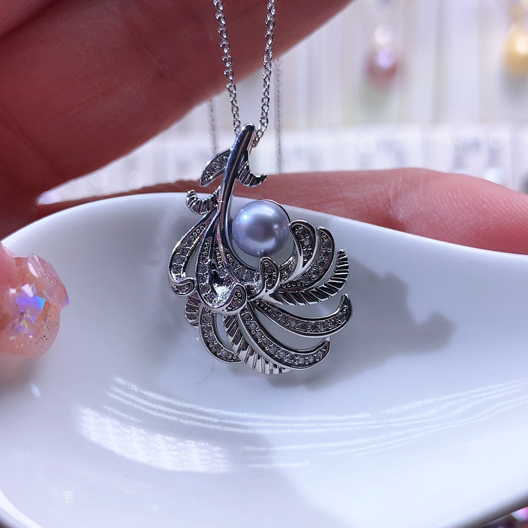 淡水珍珠颈饰合金