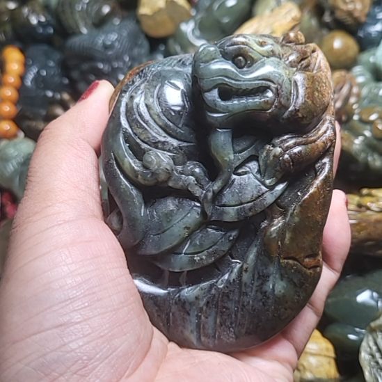 岫岩河磨玉（透闪石质玉）未镶嵌挂件