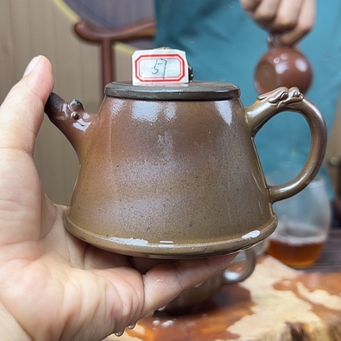 戬谷龙窑柴烧茶壶57