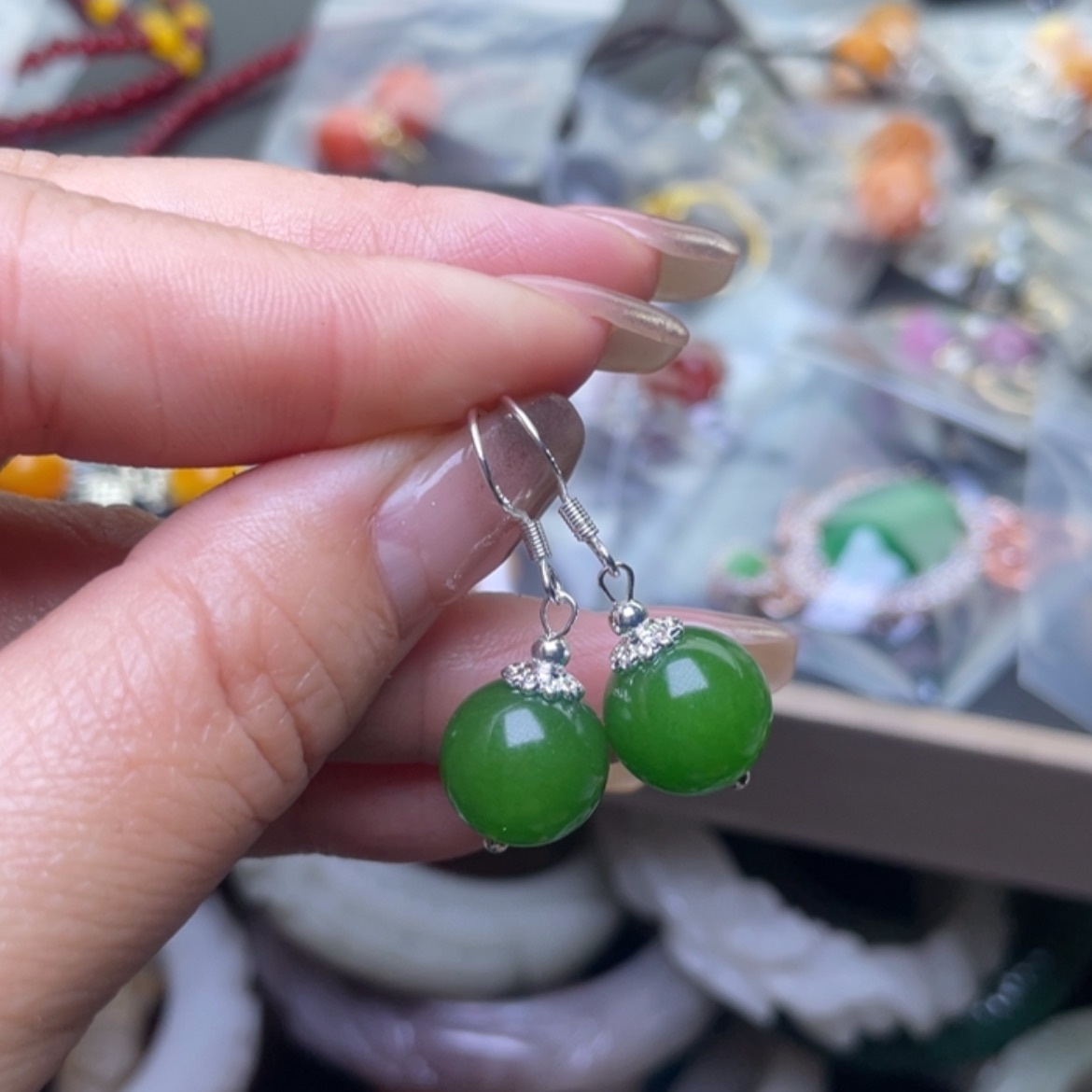 【闪购商品】石英质玉手镯（圆镯）未镶嵌