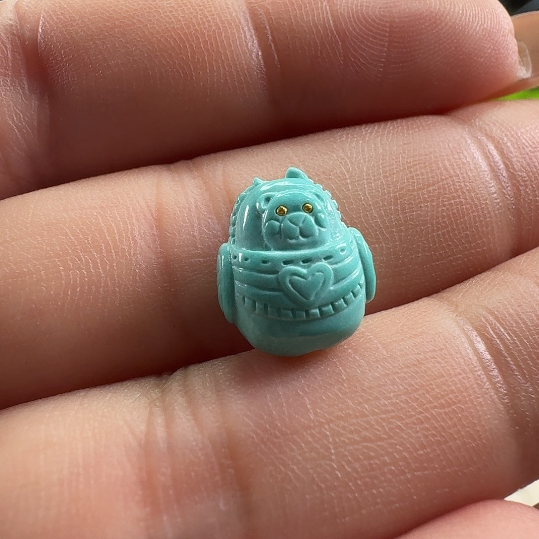 绿松石未镶嵌颈饰