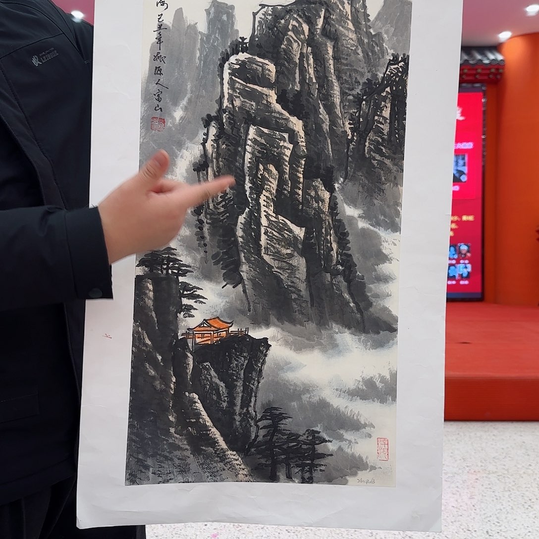 国画艺术家的作品