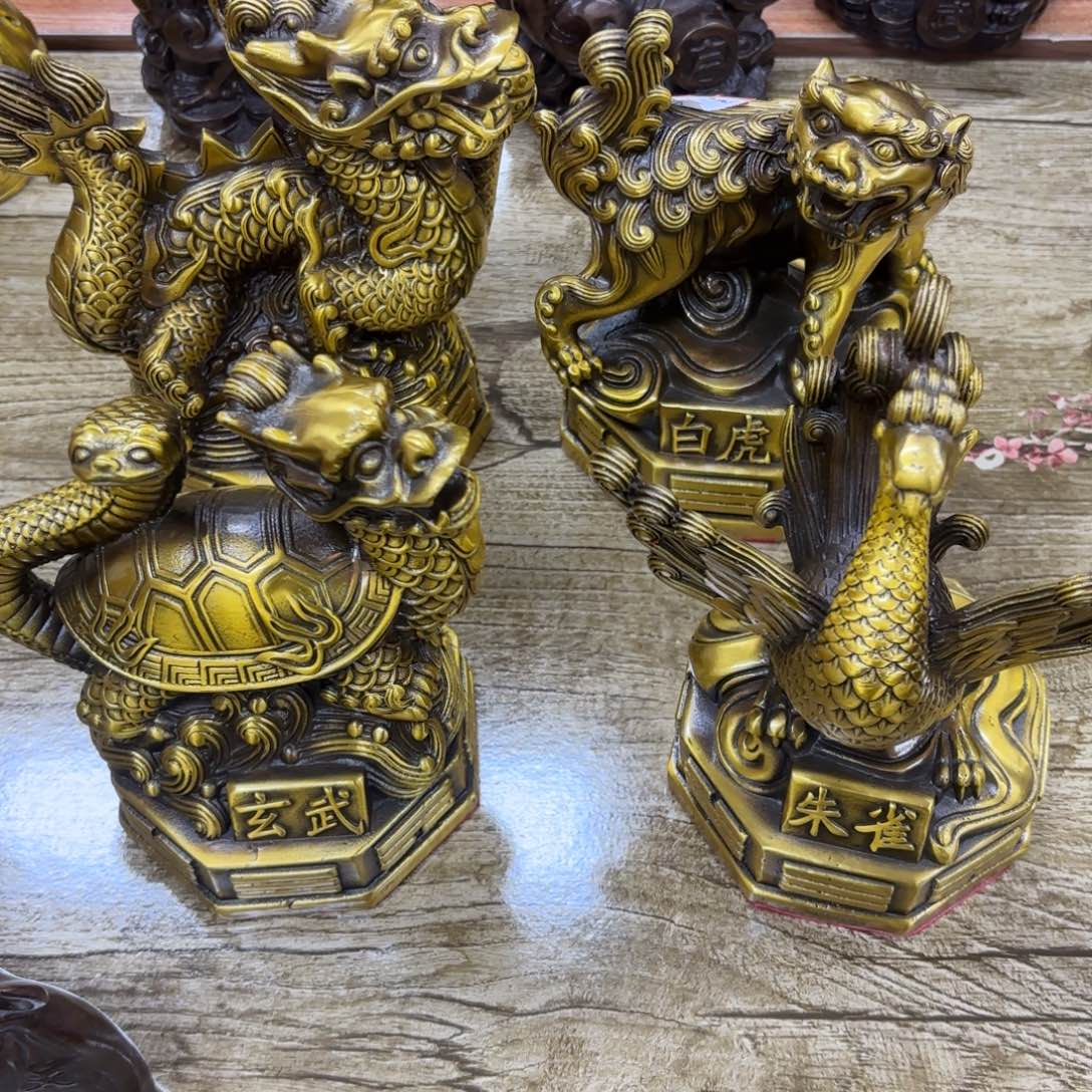 铜器精品四大神兽