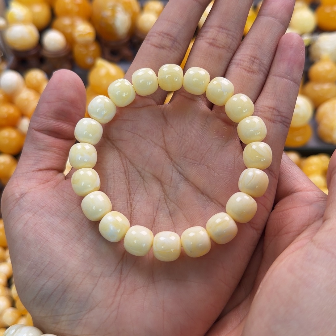 琥珀未镶嵌珠宝奇石11mm同料