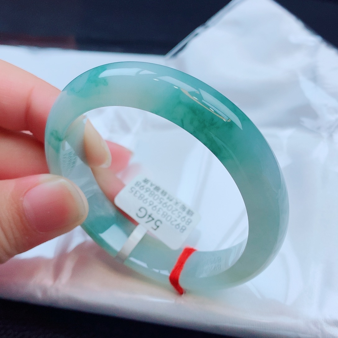 翡翠未镶嵌手镯天然缅甸翡翠A货手镯 