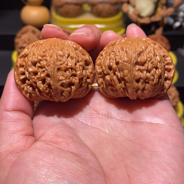 把件文玩核桃文玩核桃42尺泥鳅背