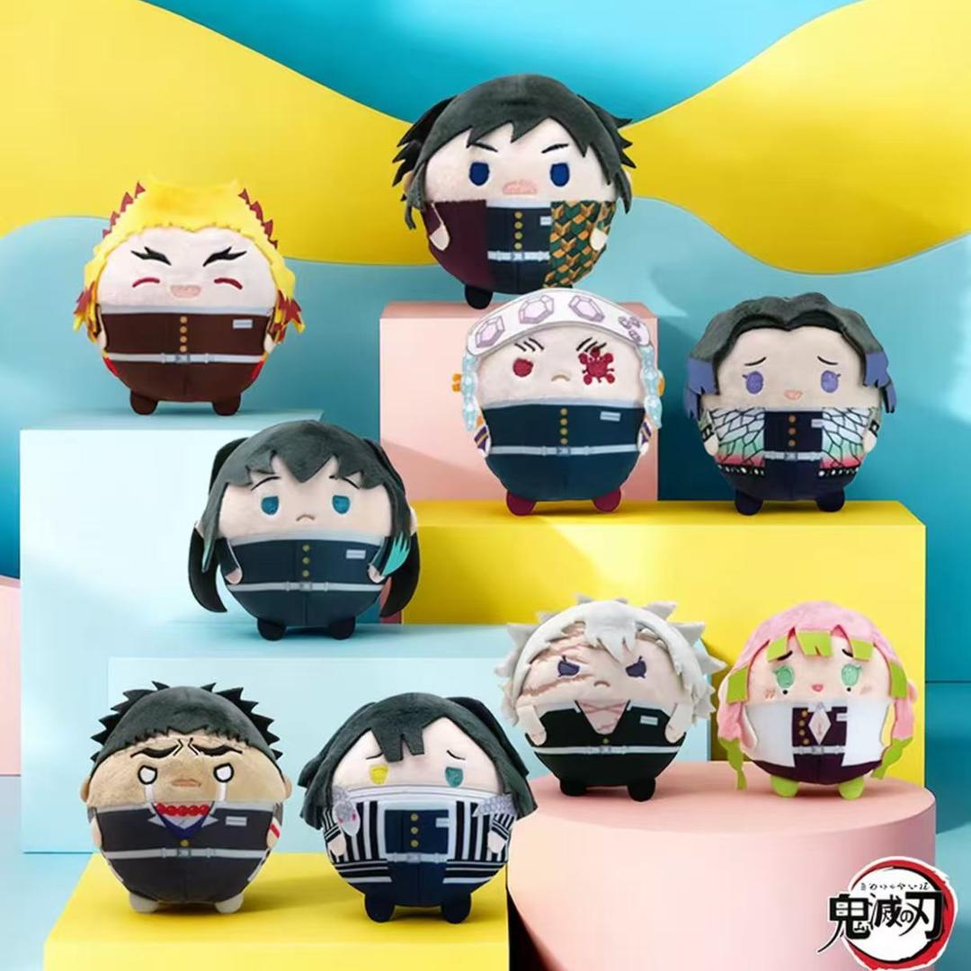 日谷-鬼灭之刃Q版毛绒挂件动漫周边公仔盲盒