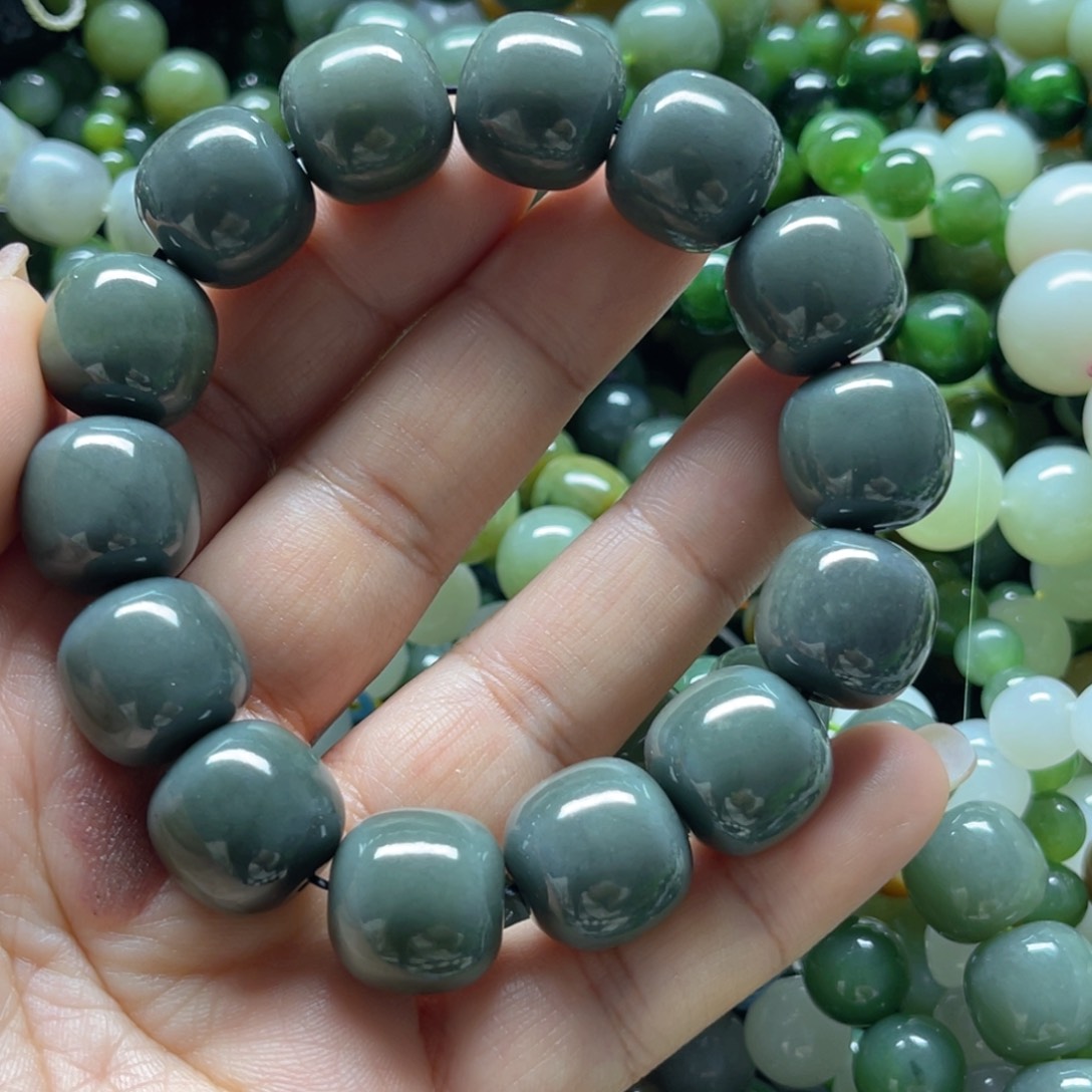 和田玉手链未镶嵌