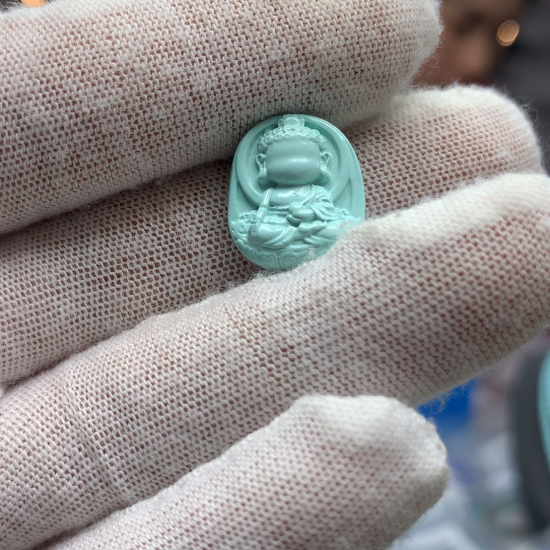 绿松石挂件未镶嵌