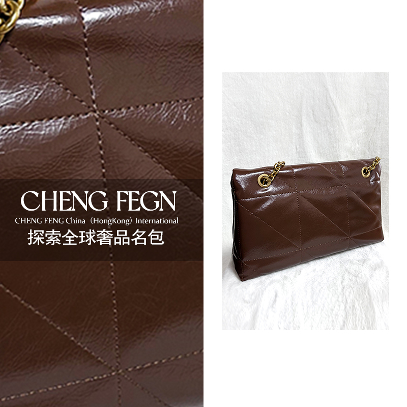 F096乘风· 探索全球奢品名包 【折耳包·棕色】