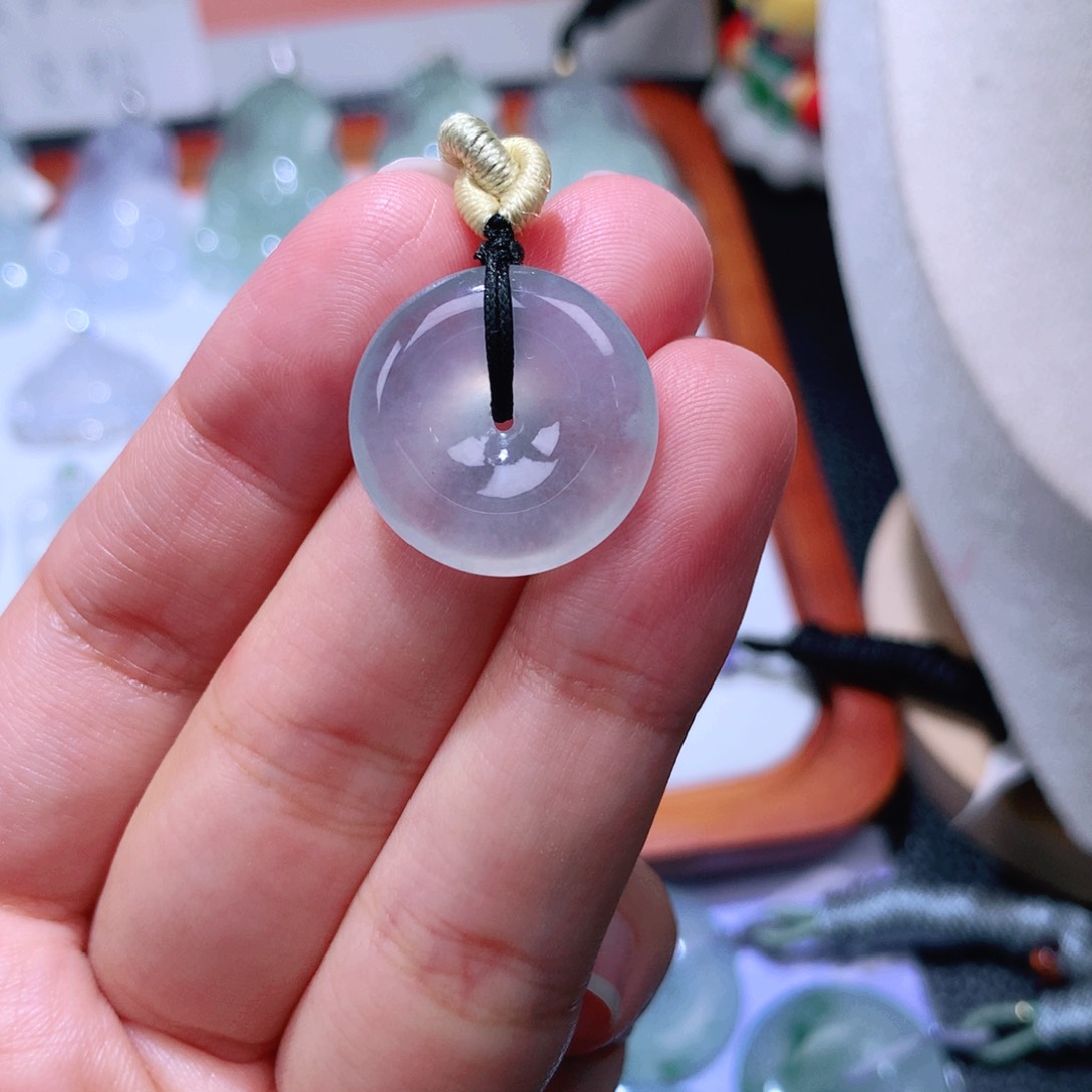 颈饰未镶嵌翡翠扣子20.2*5