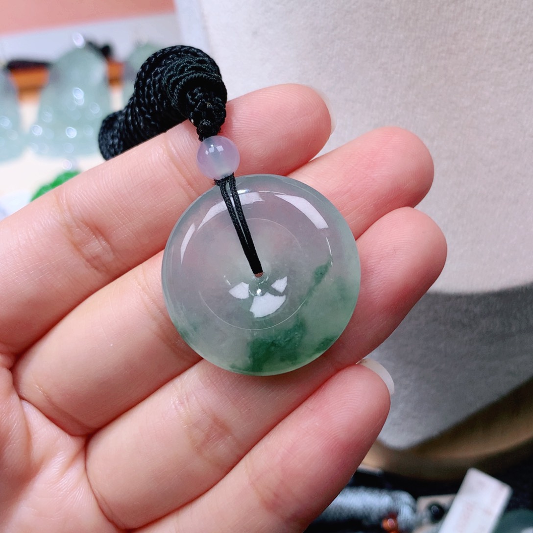 颈饰未镶嵌翡翠S***子扣子28.8*6.3