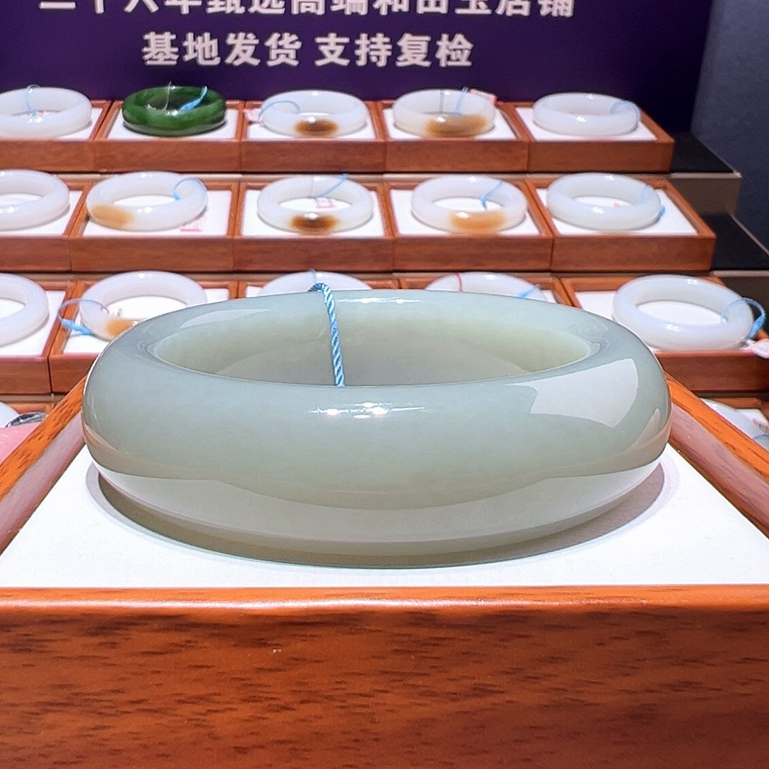 和田玉手镯 56 57未镶嵌