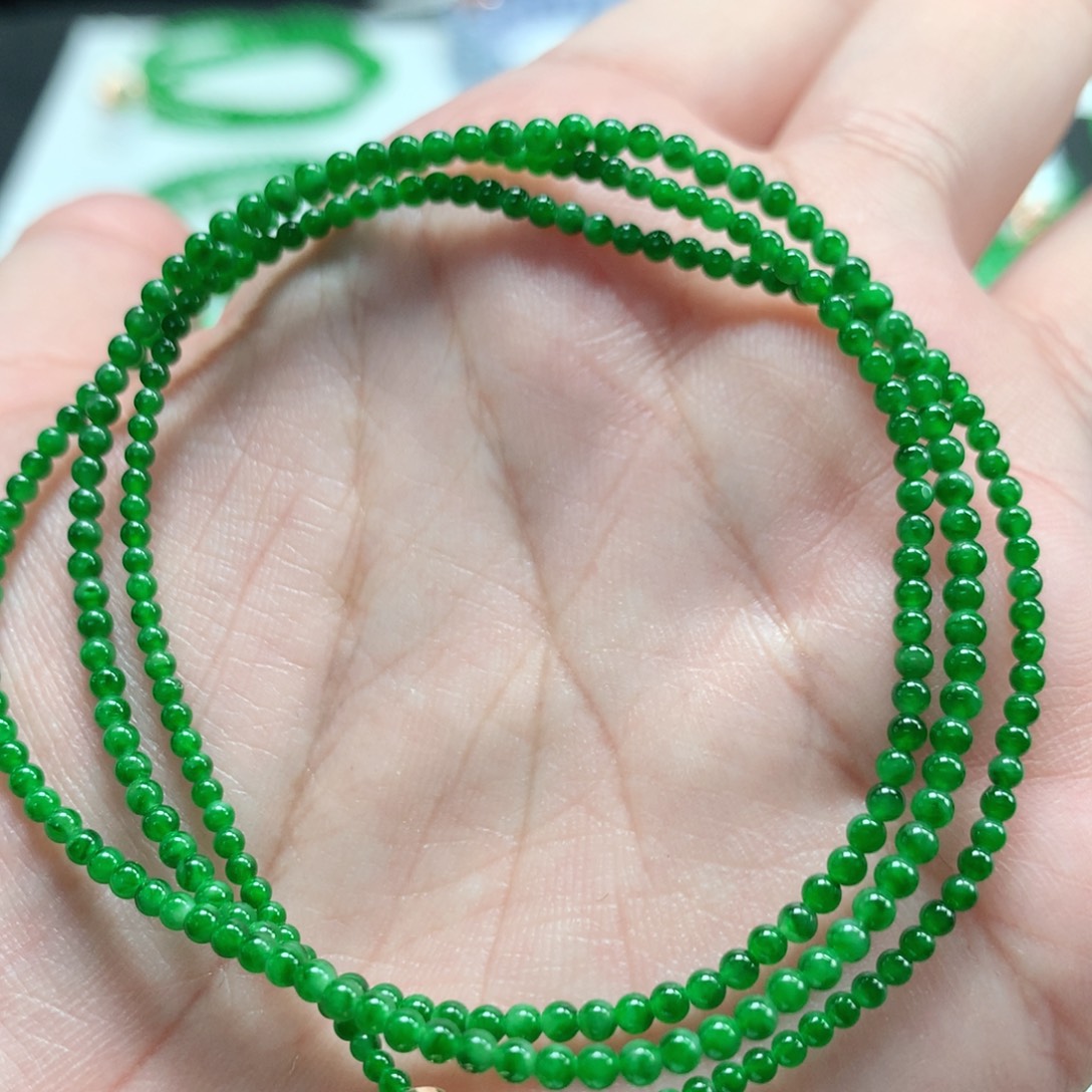 翡翠未镶嵌手链翡翠