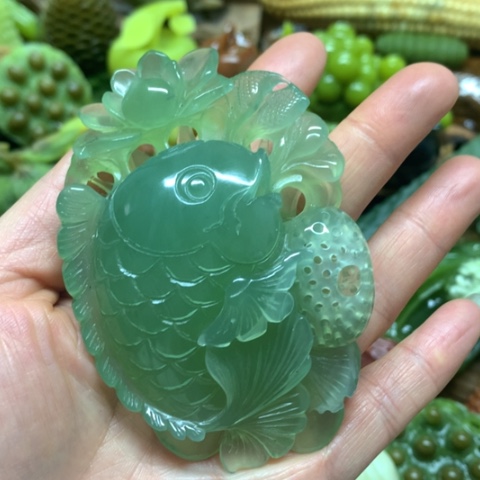 蛇纹石玉手把未镶嵌