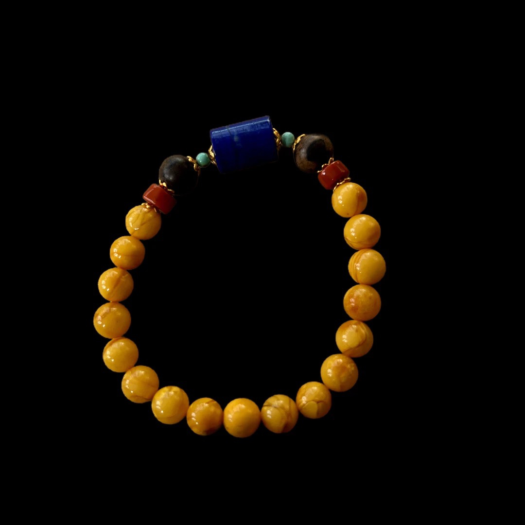 A0194 《聚鑫中古》蜜蜡手串（孤品）