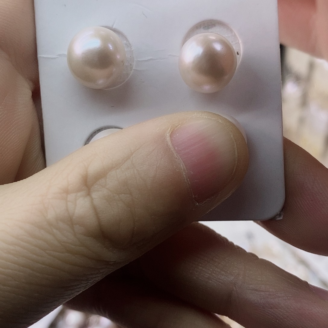 淡水珍珠耳饰未镶嵌